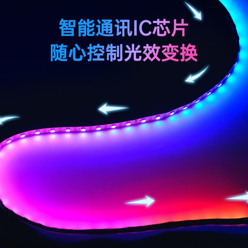 SK9822幻彩燈帶內置IC雙信號傳輸燈帶DC5V - 5