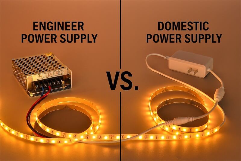 LED燈帶配置工程電源與家庭電源的區別？