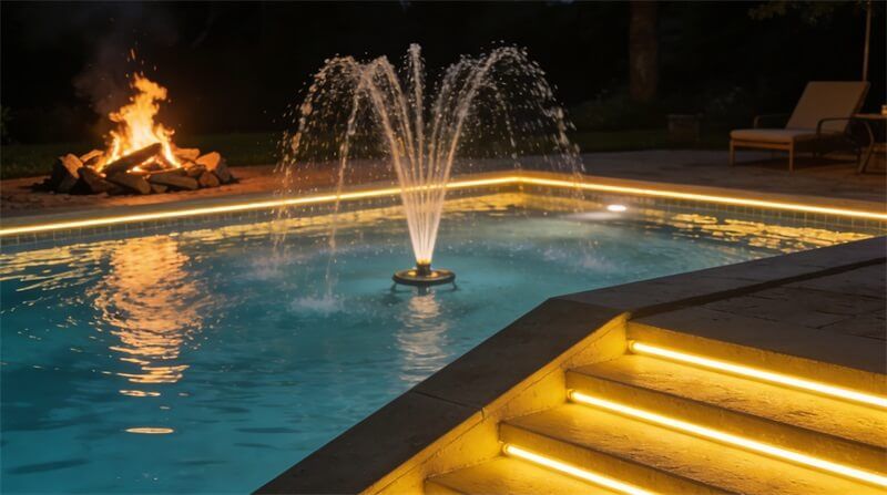 泳池水下燈帶安全電壓多少？權威指南與選購安裝建議