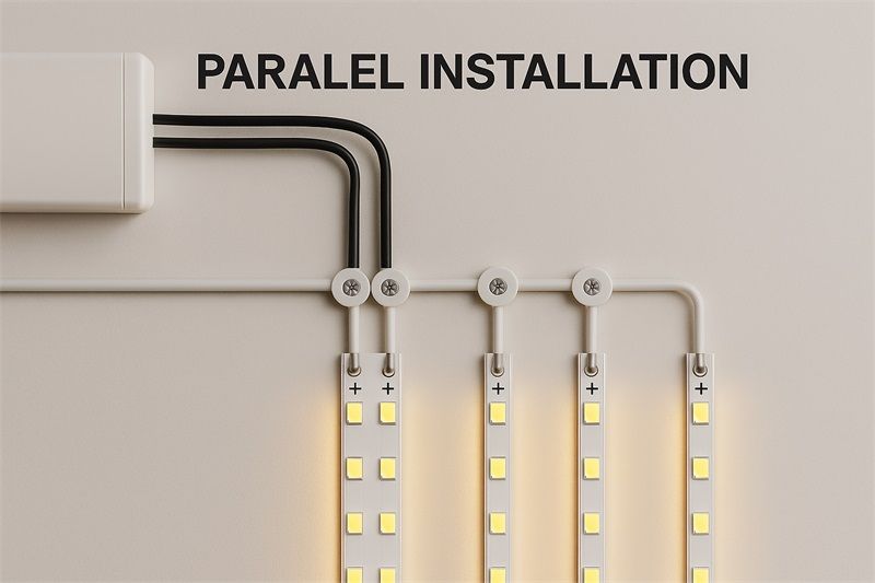 燈帶怎么并聯線路？專業布線方法與注意事項