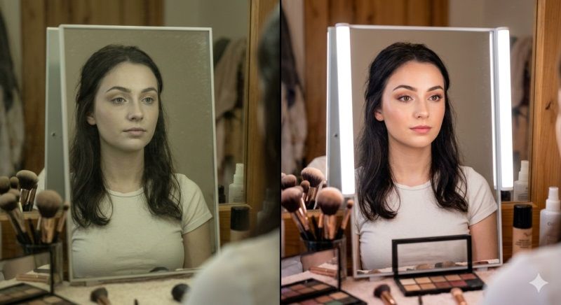 衛生間鏡柜燈帶選購，顯色指數Ra90+是剛需