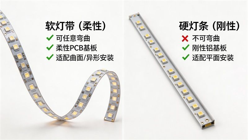 軟燈帶還是硬燈條？裝修前必須搞清楚