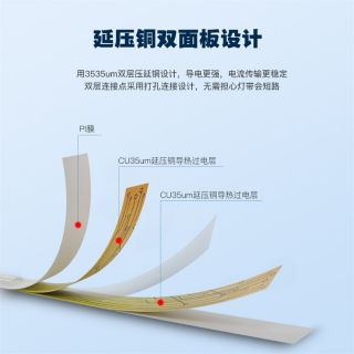 COB320常規單色LED燈帶｜每米DC12V/24V穩定發光｜工程首選 - 3