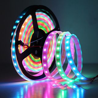 可編程燈帶5V幻彩內置ICWS2812B單點單控斷點續傳 - 2