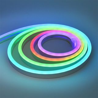 08x17mm幻彩霓虹LED燈帶｜跑馬流水漸變柔性硅膠｜戶外防水可定制 - 2