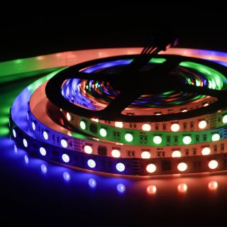 UCS512幻彩燈帶|DMX兼容高性能RGB像素?zé)魲l|60燈每米|5050燈珠|DC24V - 5